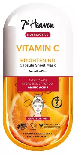 Masque facial &agrave; la vitamine C