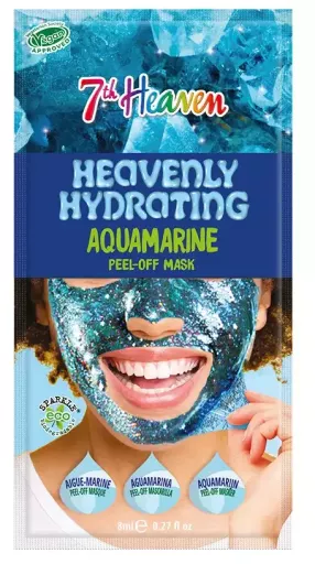 Soin hydratant peel-off &agrave; l'aigue-marine 8 ml
