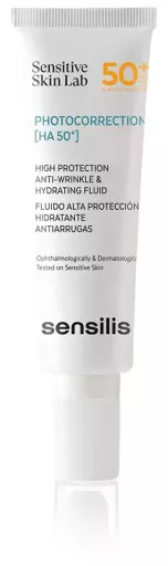 Sensilis Photocorrection [Ha 50+] Fluide hydratant et anti-rides SPF50+ 50 ml