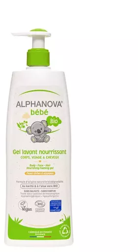 Gel nettoyant nourrissant pour b&eacute;b&eacute; 400 ml