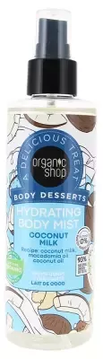 Brume corporelle hydratante au lait de coco 200 ml