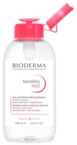 Bioderma Solution micellaire Sensibio H2O avec pompe doseuse 500 ml