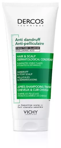Apr&egrave;s-shampoing hydratant antipelliculaire Dercos 200 ml