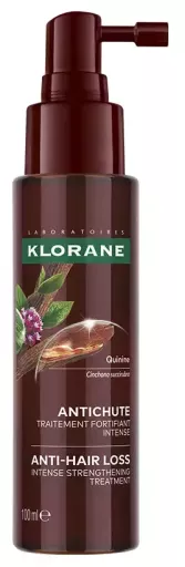 Soin intensif fortifiant &agrave; la quinine contre la chute des cheveux 100 ml