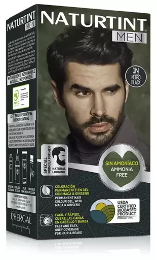 Naturtint Teinture capillaire sans ammoniaque pour hommes, 1 unit&eacute;