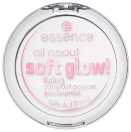 Tout sur un &eacute;clat doux ! Poudre compacte r&eacute;sistante &agrave; l'eau 8 g