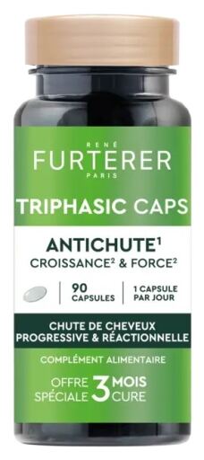 Triphasic Anti-Chute Cheveux Croissance et Force 90 Capsules