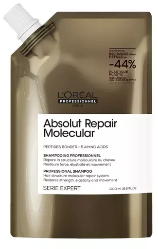 Recharge de shampoing professionnel Absolut Repair Molecular 1000 ml