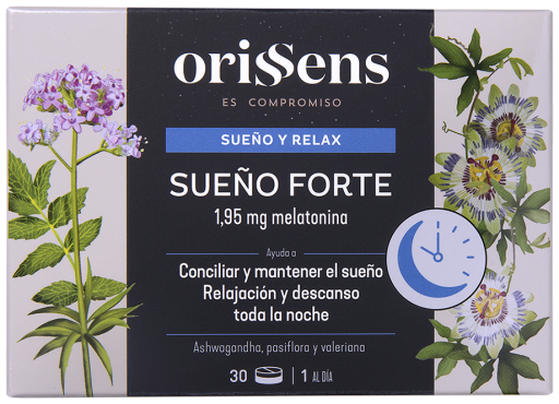 Orissens Sue&ntilde;o Forte 30 comprim&eacute;s