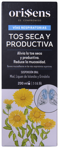 Orissens Sirop contre la toux s&egrave;che et grasse 200 ml